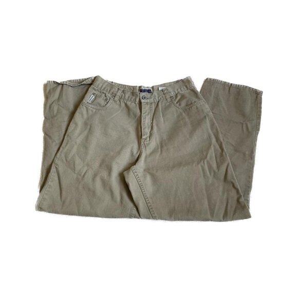 Vintage 90s Nevada Straight Leg Khaki Denim Pants - Picture 2 of 6